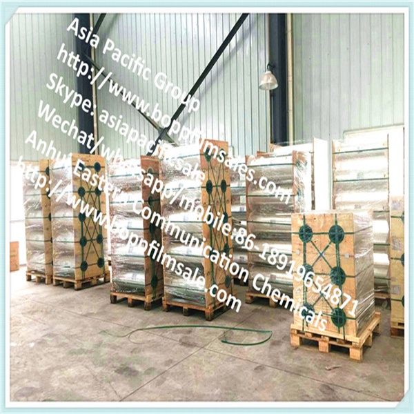 4.5Mic BOPET film clear transparent , unprinting & uncoating ( for priting and laminating) ,